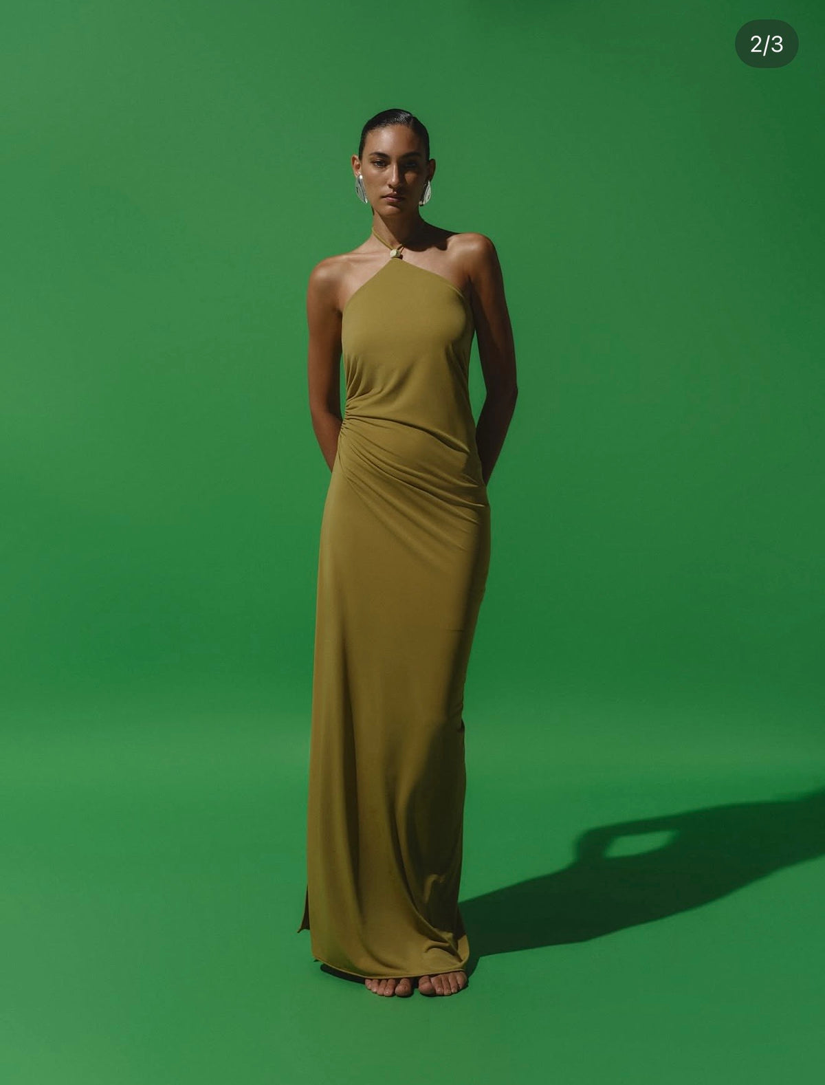 Baobab Blake Dress - Pistachio Green | Size S | RRP $430
