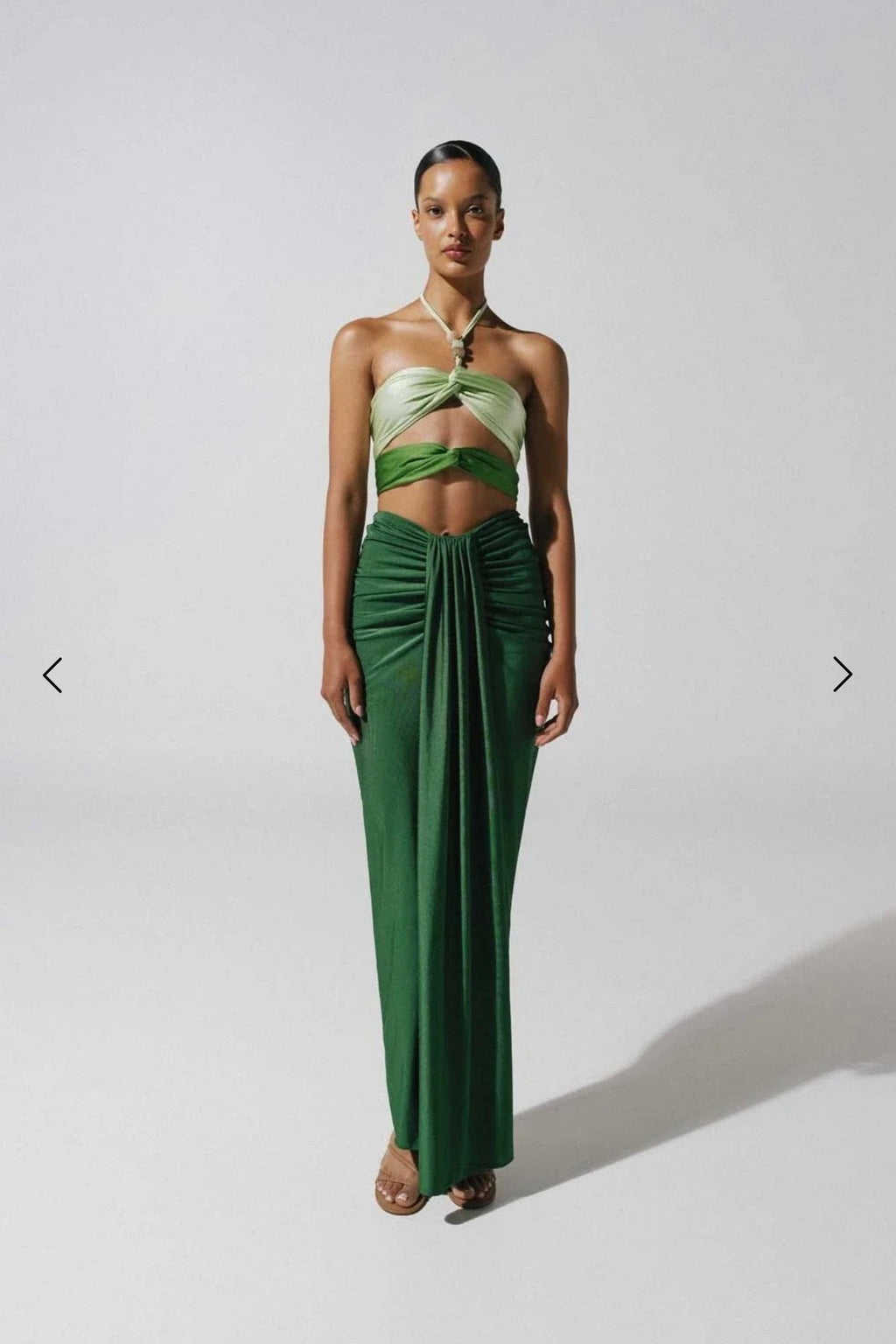 Baobab Dawn Maxi Dress - Moss Agate | Size S | RRP $430