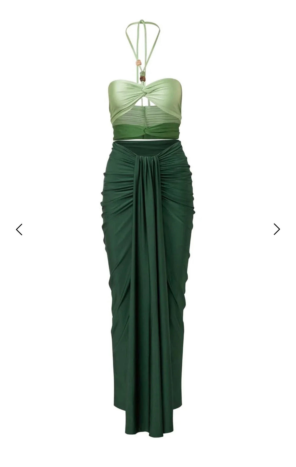 Baobab Dawn Maxi Dress - Moss Agate | Size S | RRP $430