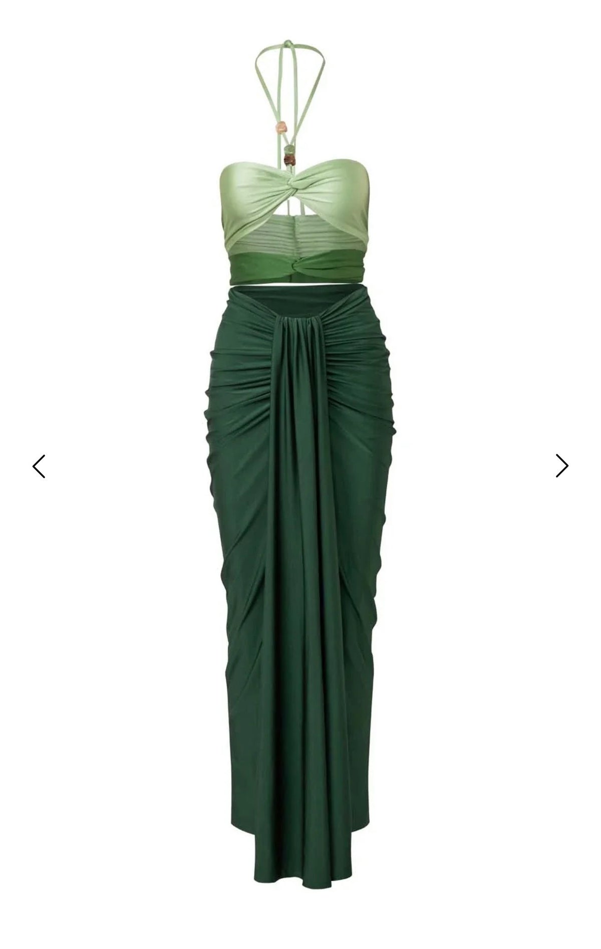 Baobab Dawn Maxi Dress - Moss Agate | Size S | RRP $430