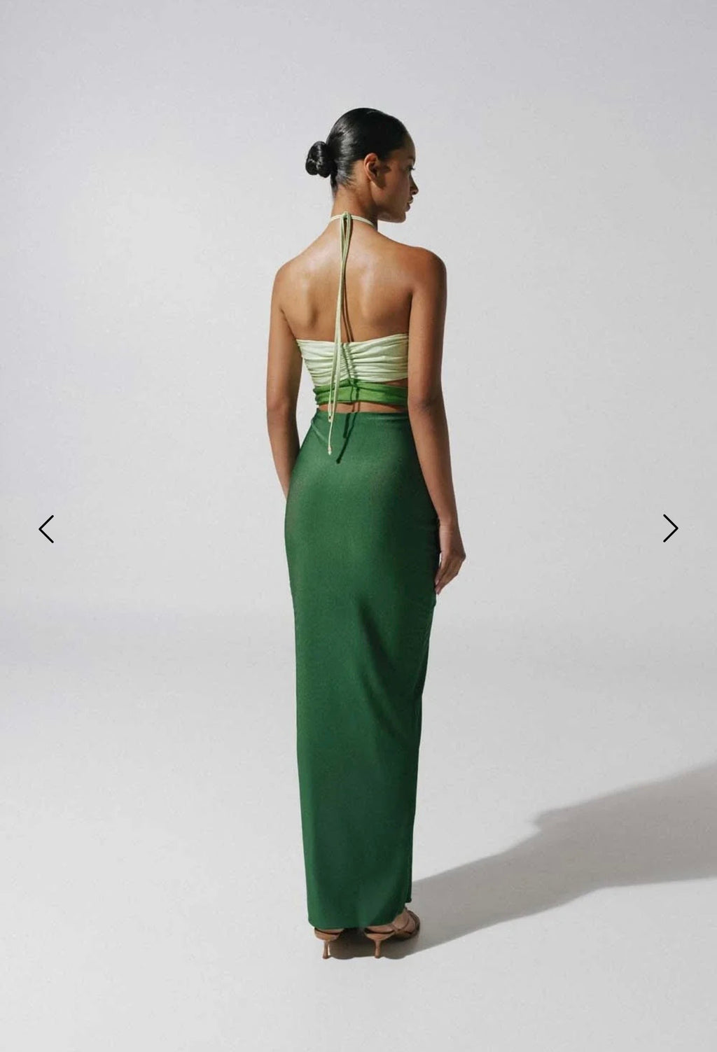 Baobab Dawn Maxi Dress - Moss Agate | Size S | RRP $430