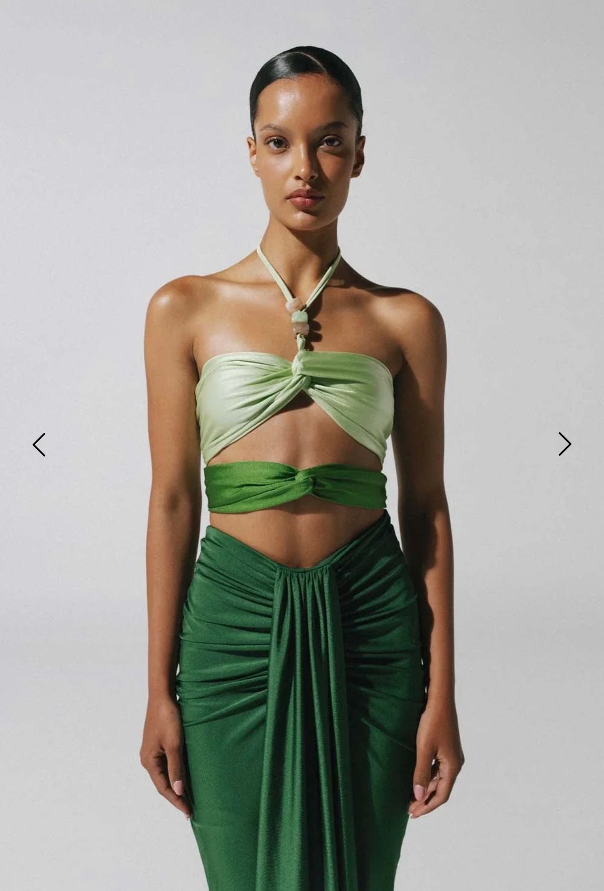 Baobab Dawn Maxi Dress - Moss Agate | Size S | RRP $430