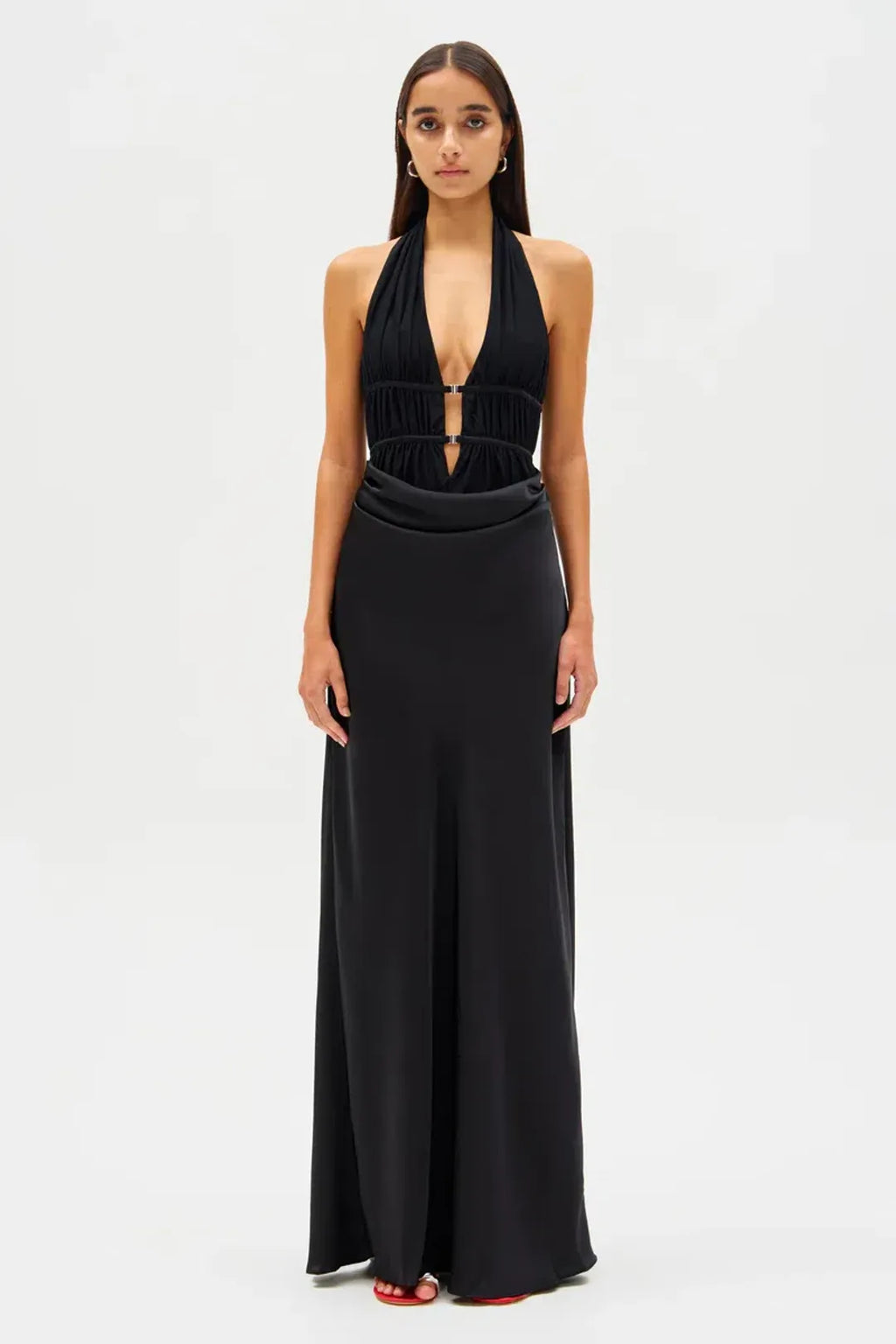 Misha Celine Maxi Dress - Black | Size XS | RRP $370