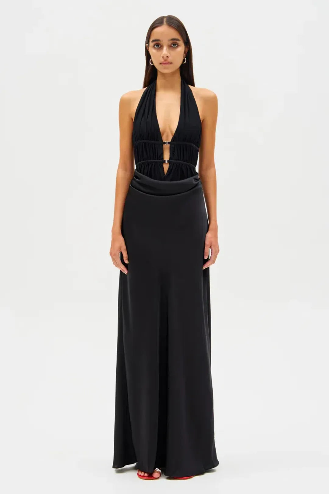 Misha Celine Maxi Dress - Black | Size XS | RRP $370
