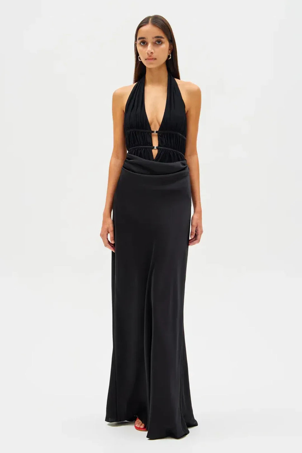 Misha Celine Maxi Dress - Black | Size XS | RRP $370
