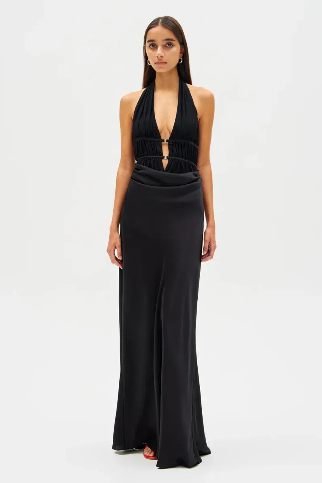 Misha Celine Maxi Dress - Black | Size XS | RRP $370